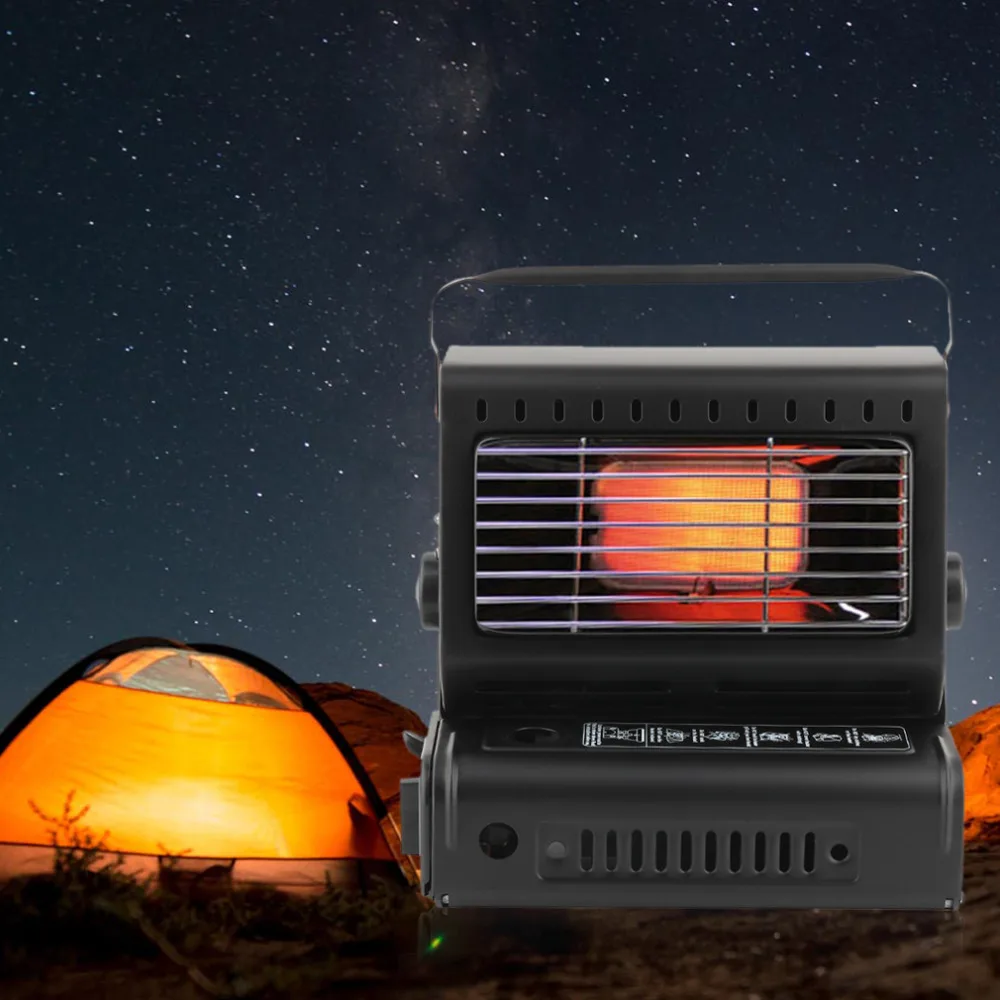 (ShipDE) New Portable Burner Heating Stove Gas Heater Camping Warmer