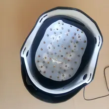 Роста волос лазерный шлем от выпадения волос терапевтическая головка баночный массаж 64 медицинские диоды восстановление волос шлем+ очки+ Массажная расческа