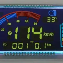 ЖК-дисплей приборная панель спидометр для электрического скутера электровелосипед трёхколёсный велосипед запчасти белый/синий цвет 48 v-96 v Индикатор заряда батареи