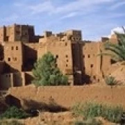Buildings in a village  Ait Benhaddou  Ouarzazate  Marrakesh  Morocco Poster Print (18 x 6)