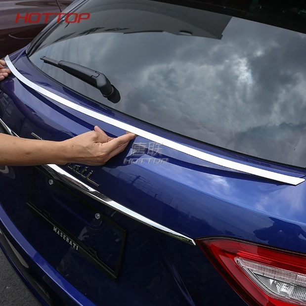 Best Price Rear Window Spoiler Side Cover Trim Plastic Exterior decoration Auto Accessories Fit For Maserati Levante 2016 2017 Best Price Rear Window Spoiler Side Cover Trim Plastic Exterior decoration Auto Accessories Fit For Maserati Levante 2016 2017