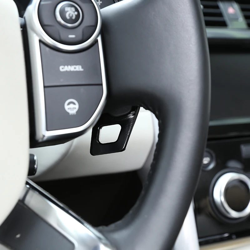 2 шт. для Range Rover Velar Черный алюминиевый сплав рулевое колесо рычаг переключения передач автомобильные аксессуары