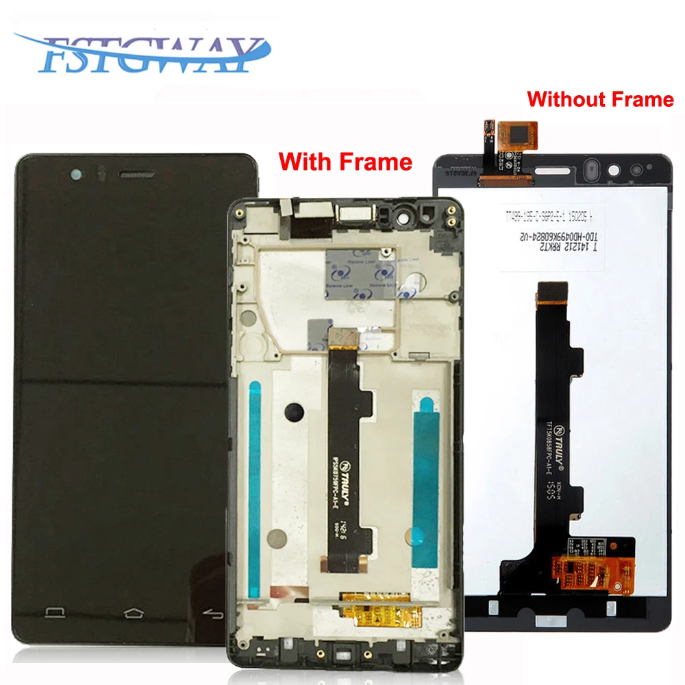 

For BQ Aquaris E5 HD IPS5K0759FPC-A1-E LCD Display+Touch Screen Digitizer Assembly Replacement+Frame For BQ Aquaris E5 0759 LCD