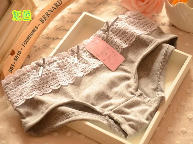 roupas infantis menina,, однотонное нижнее белье для девочек, 6 шт./пакет, кружевные хлопковые трусы ярких цветов с низкой талией, трусики для молодых девушек, прямые L-xl