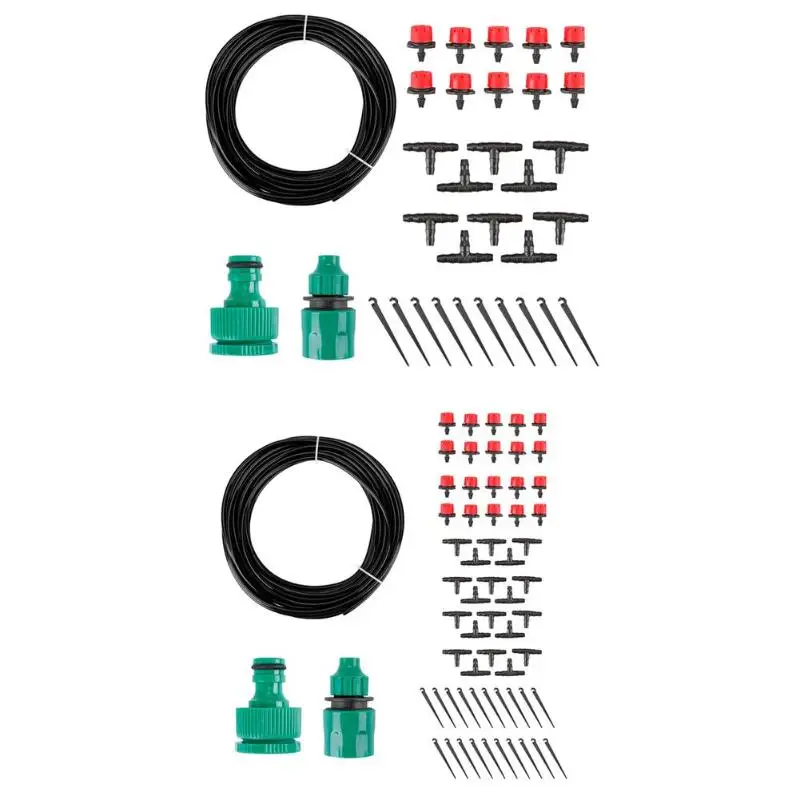 DIY система капельного орошения комплект садовый шланг микро капельные садовые наборы для полива для орошения плодовых деревьев кустарники теплицы