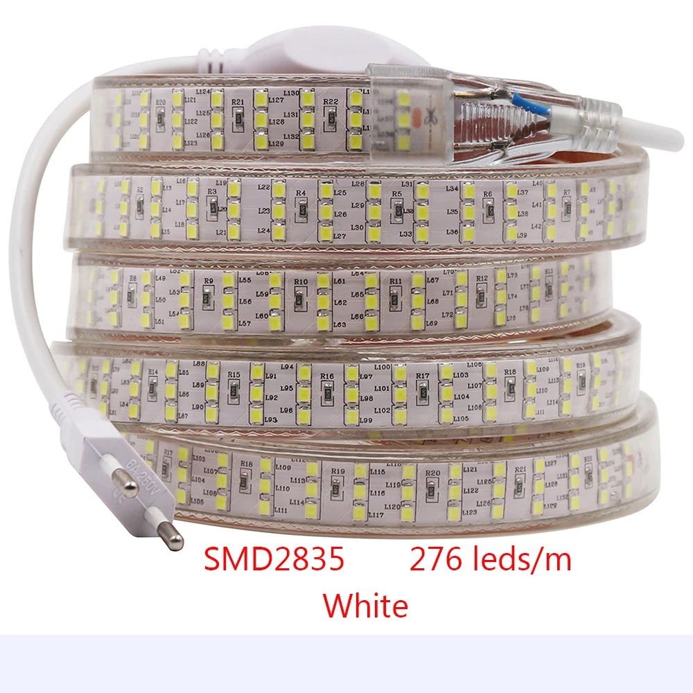 Водонепроницаесветодиодный СВЕТОДИОДНАЯ лента SMD 180 5730 2835 5050 в 5630 220 В|rope light|led strip