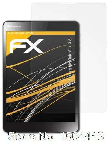 

2PCS/Lot Clear Crystal Front LCD Screen Film Protection Guard for Lenovo IdeaTab Miix 3 8 Screen Protector 7.85 inch 194.3*132