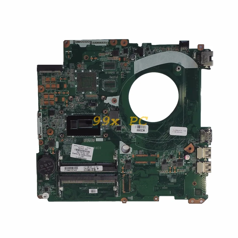 LAOKE для hp Pavilion 17-F Материнская плата ноутбука W/I3-4030U Процессор 767410-501 DAY11AMB6E0 DDR3 Тесты ok