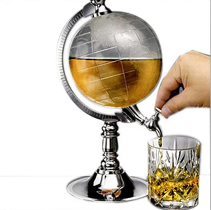 Bar KTV decoration Creative mini globe water dispenser/ personality beer drinking machine made by ABS