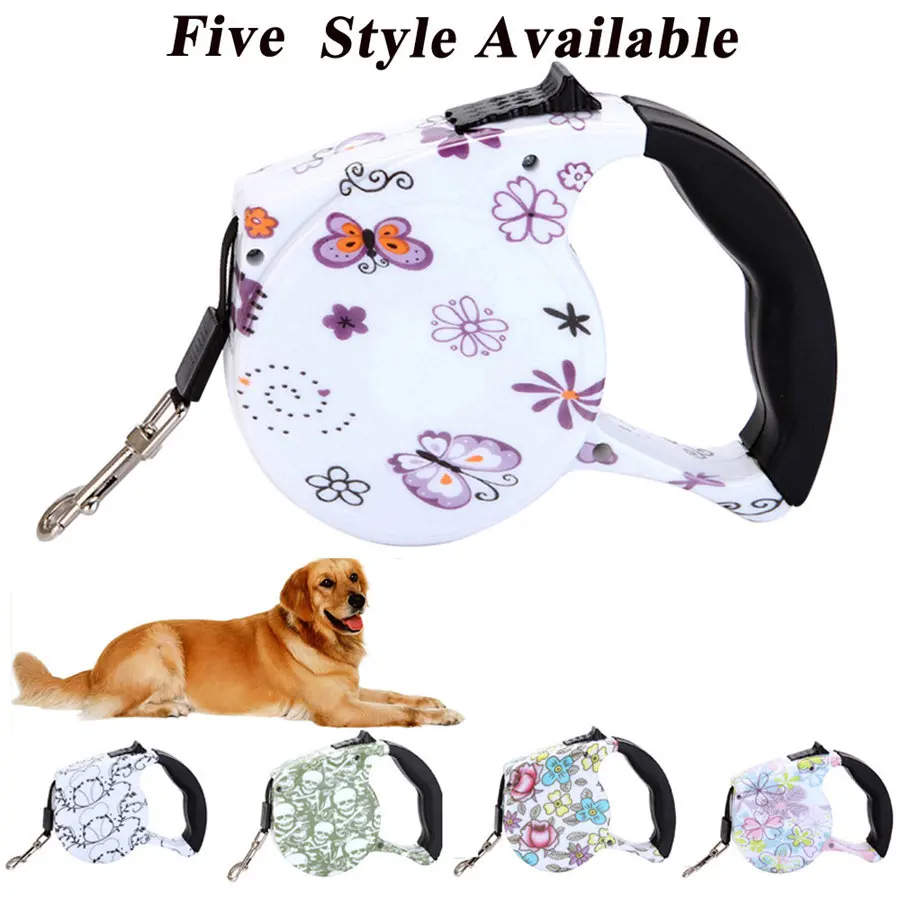 

Pet Retractable Leash 5M Pet Dog Cat Puppy Automatic Retractable Traction Rope Walking Lead Leash Dropshipping Sep#1