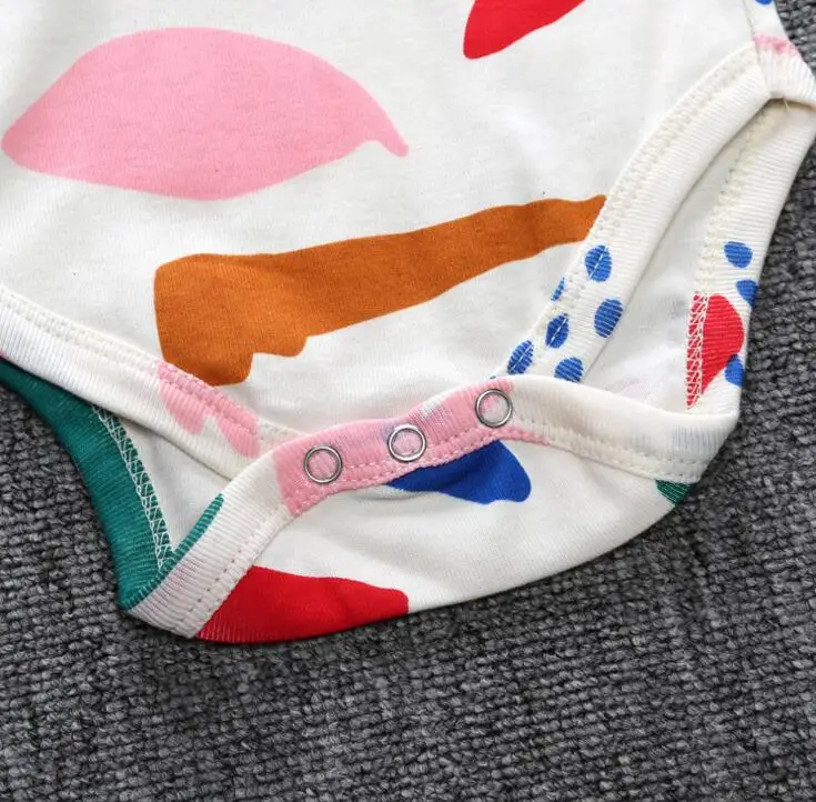 Высокое качество Дети Лето короткий рукав хлопок детский комбинезон для детей одежда для малышей новорожденных детская одежда