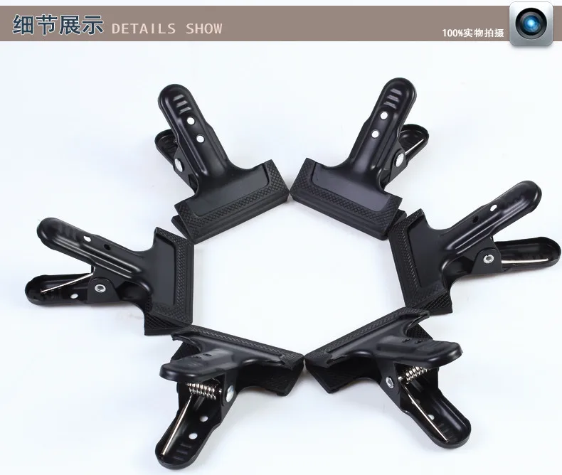 

Big 8cm Universal Photography Studio Background stand holder clip spring Backdrop clamps Pegs for Muslin Canvas Paper Background