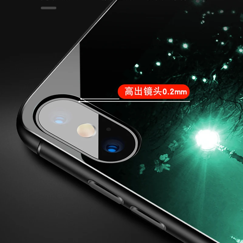 Светящийся чехол для телефона Huawei Mate 30 20 P30 P20 Pro Lite Y9 2019 стеклянный huawei Nova 5 4 3i 2s