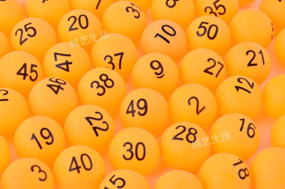 Digital game ball number 1 200 yellow tennis ball lottery promotional