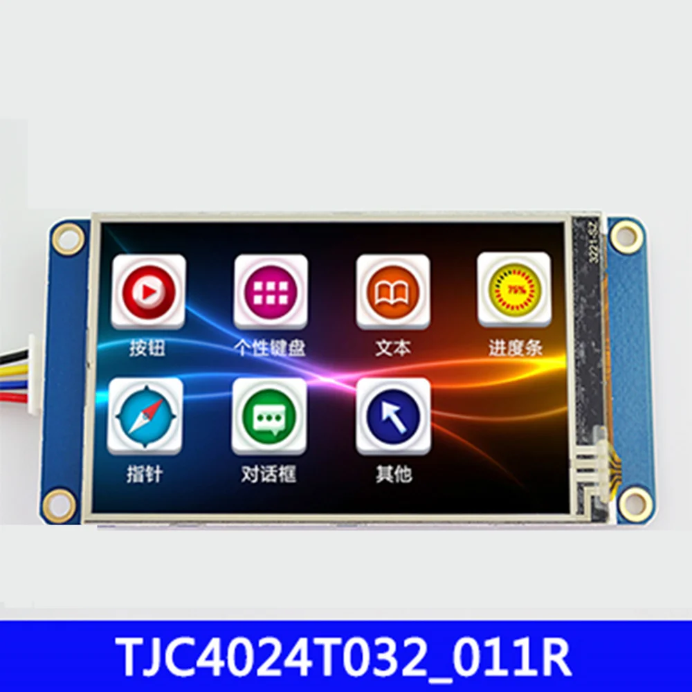 

TJC4024T032_011R 3.2 inch USART HMI touch screen with GPU font picture configuration screen serial port TFT LCD screen