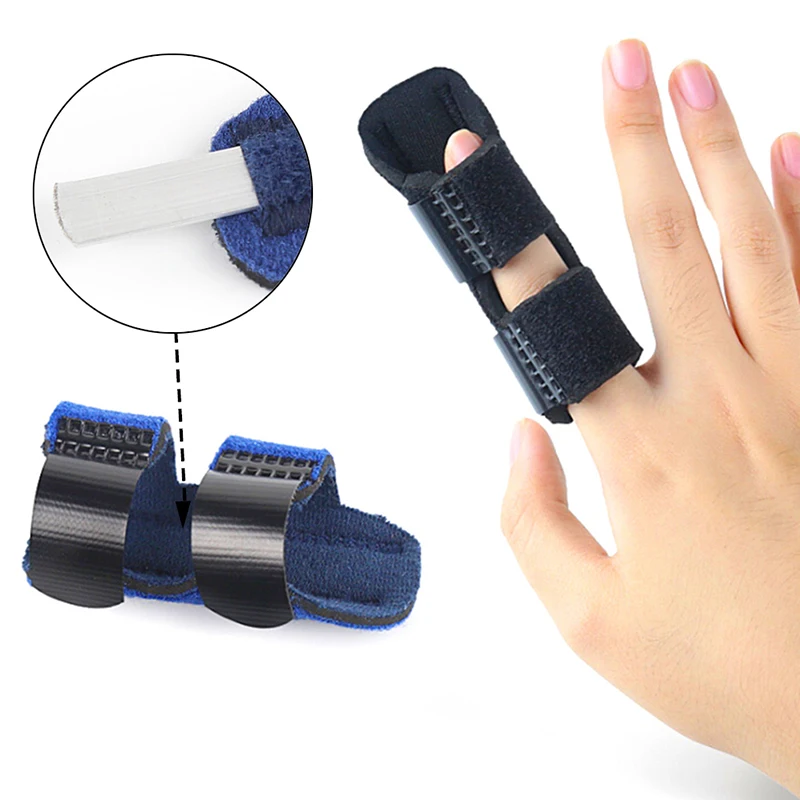 

1 Pcs Finger Splint Straightener Corrector Brace Support Unique Pain Relief Trigger Fracture Protection