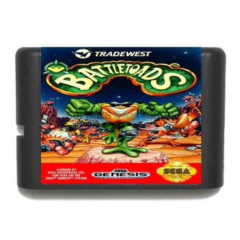 

Battletoads Game Cartridge Newest 16 bit Game Card For Sega Mega Drive / Genesis System