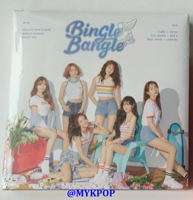 Mykpop Official Original Oficial Aoaoa Mini 5 Pulseira Conjunto Cd-sa19061901-pronto Ver. 100% 2 #5 pulseira conjunto cd-sa19061901-pronto ver.