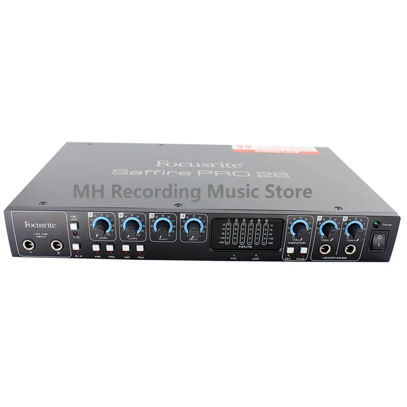 Focusrite Saffire Pro 26 18-input 8-output звуковая карта FireWire аудио интерфейс запись студийная группа Запись Звуковая карта