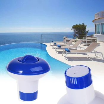 

OOTDTY Chemical Float Tablet Tab Chlorine Bromine Dispenser Swimming Pool Decontaminate