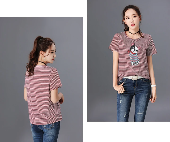 t shirt T1039 red-5