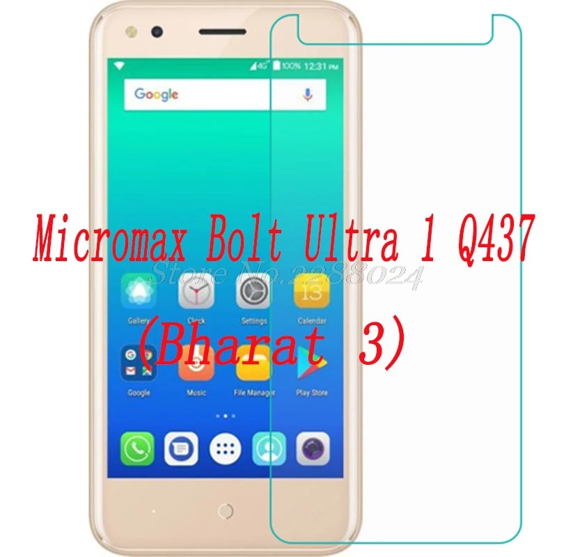 Закаленное стекло 9H для смартфона Micromax Bolt Ultra 1 Q437 защитная пленка экрана и