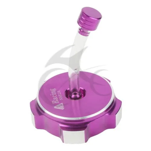 Violet Aluminium CNC bouchon de carburant réservoir de gaz pac pour la SALETÉ Vélo Atv Quad coolster nouveau