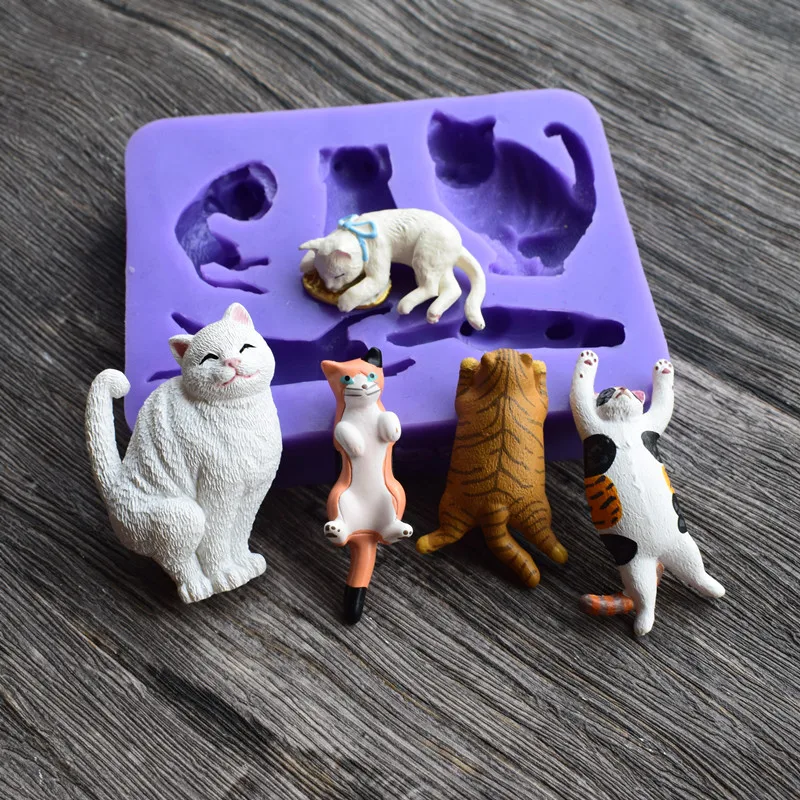 

Милая силиконовая форма в виде кота, для украшения тортов, шоколадная форма, силиконовая форма конфеты силиконовые формы 1539