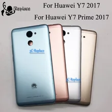 Для Huawei Y7 /Y7 премьер /Nova Lite+ сзади Батарея крышка двери Корпус задняя Стекло части