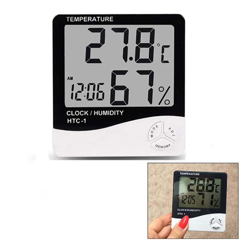 Clock humidity htc 1. Термометр-гигрометр электронный htc-1. метеостанция термометр и гигрометр htc-2.. термометр гигрометр цифровой htc-2 (с проверкой). метеостанция htc-1.
