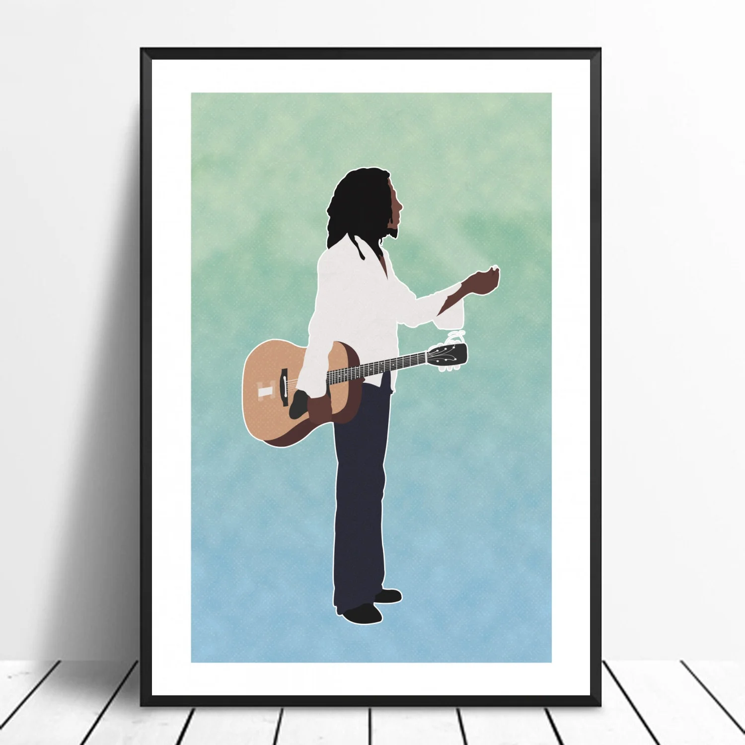 

Bob Marley Music Star Poster Canvas Painting Print Wall Art Pictures Home Decor