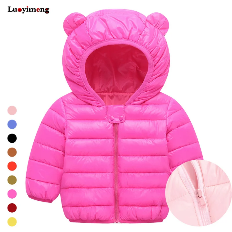 

Baby Boys Snowsuit Overalls Girl Winter Outerwear Full Sleeve Hoodid Snowcoat Korean Kids Children Clothes Warm Waterproof Coat
