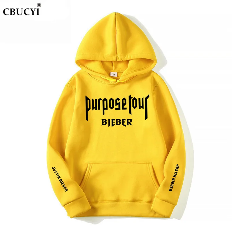 2019 New Purpose Tour Hoodies Men Justin Bieber Purpose Tour Hoodie sudaderas para hombre Sweatshirts Men Swag Tyga Hoodie