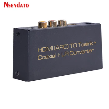 

HDMI ARC TO Toslink Coaxial Analog L/R Converter Adapter Converter ARC Audio Extractor Adapoter for PCM2.0 Dolby AC3 DTS