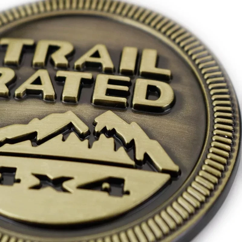 3D 4X4 TRAIL RATED Emblem Badge Metal Car Sticker Car Styling Decal For