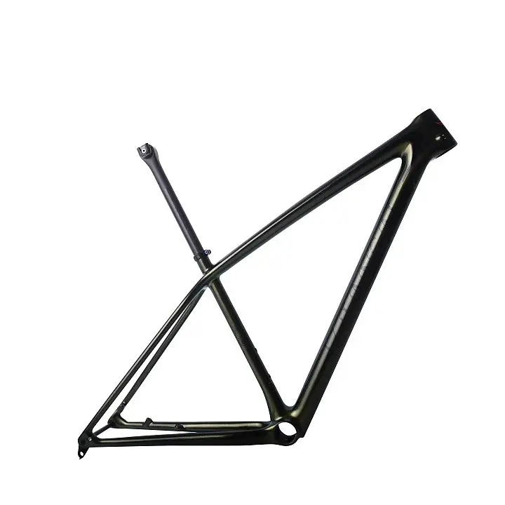 Top 2018 Top Quality Full Carbon Fiber MTB Bike Frame 29e 27.5er 650b in 15"/17" with through Axile 148x12mm than e-bike suspension 4