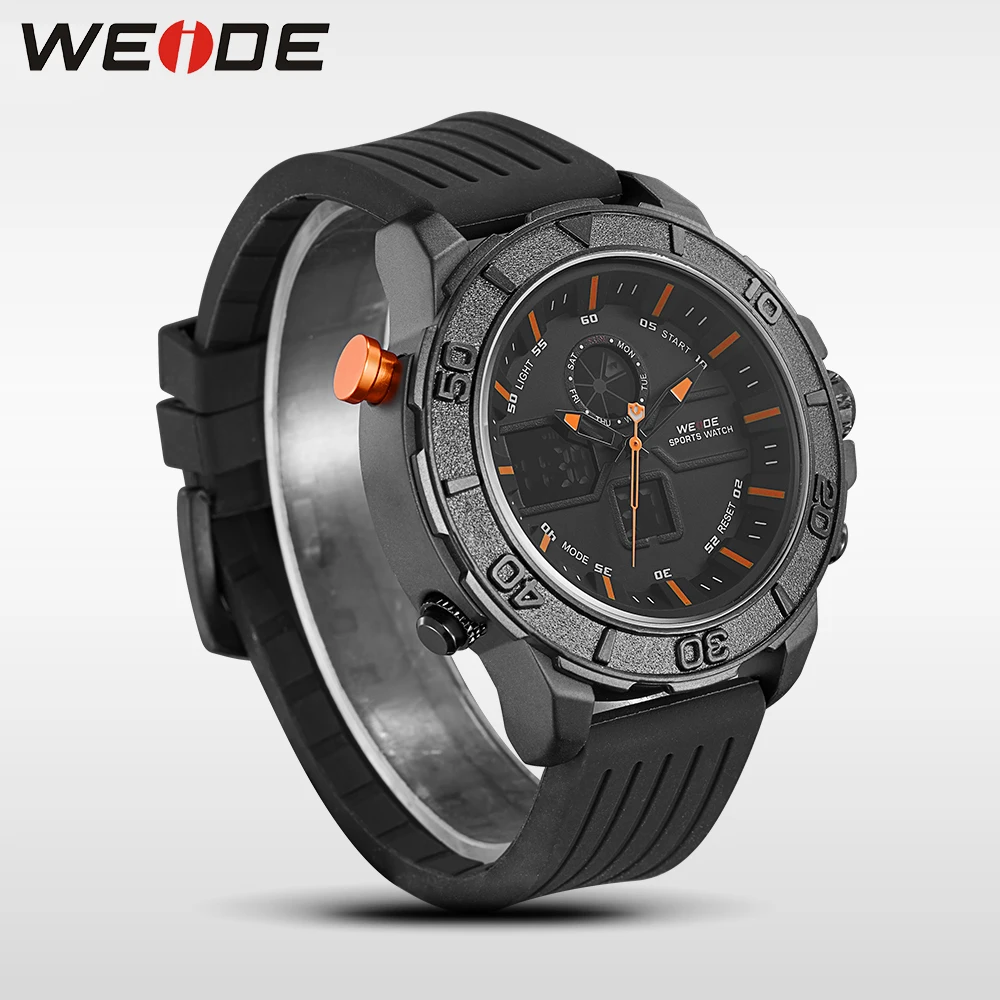 Weide подлинные роскошные кварцевые спортивные relogio цифровые saat мужские часы