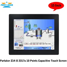 Partaker Z14 15 Inch Intel Core I5 3317u 10 Points Capacitive Touch Screen OEM All In One PC