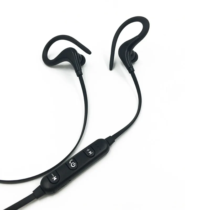 Bluetooth-гарнитура, Беспроводные спортивные bluetooth-наушники, наушники с шумоподавлением, наушники-вкладыши с ушным крюком для iPhone/samsung/Xiaomi