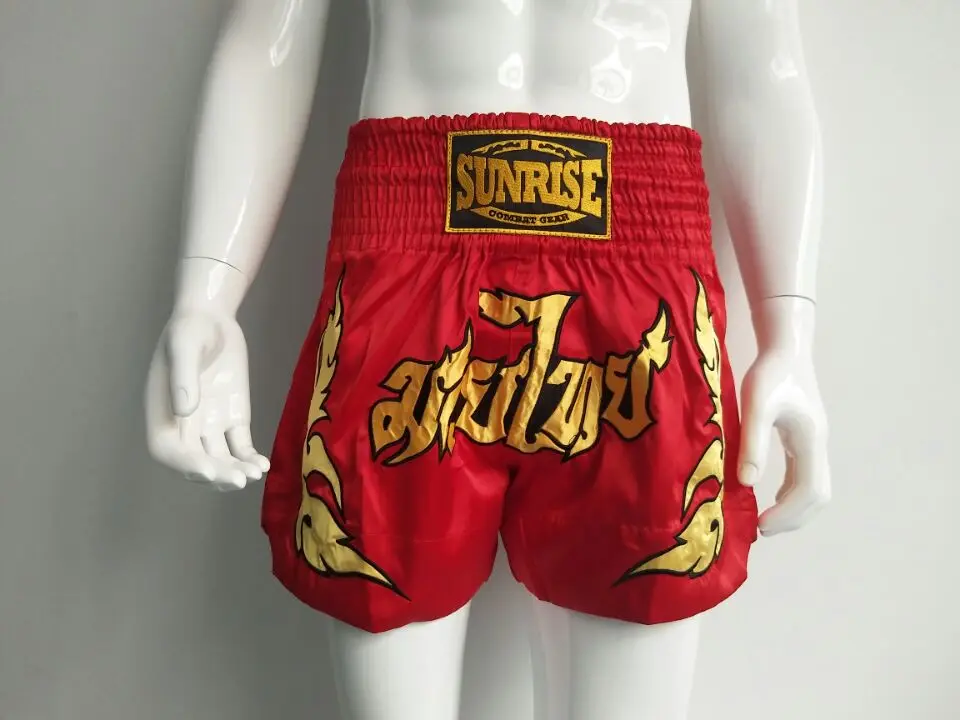 

Martial Arts Boxing Muay Thai Kickboxing Pants cheap MMA Shorts fighting trunks