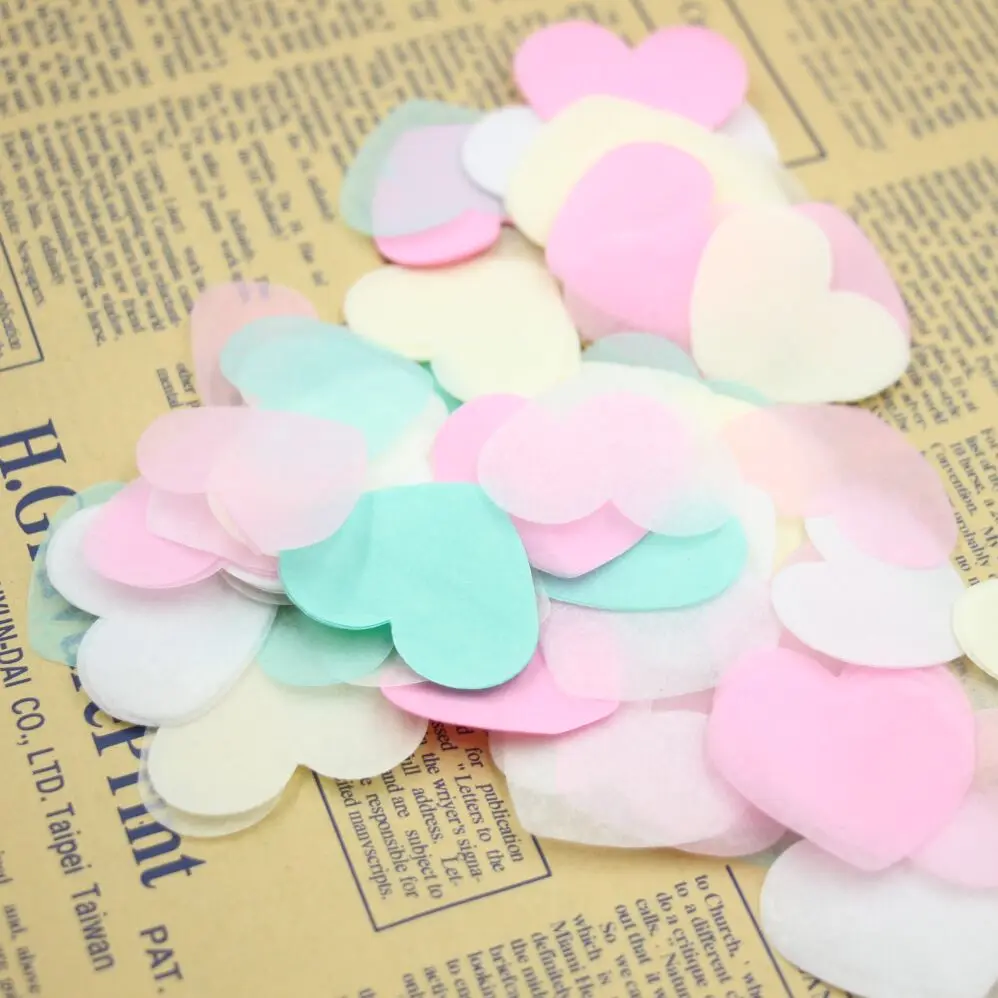 38mm Party Confetti Table Decoration Baby Shower Hart