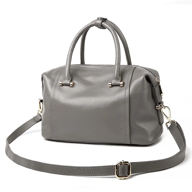 New Genuine Leather Women font b Handbags b font Cow Leather Women Shoulder Bag Fashion Messenger