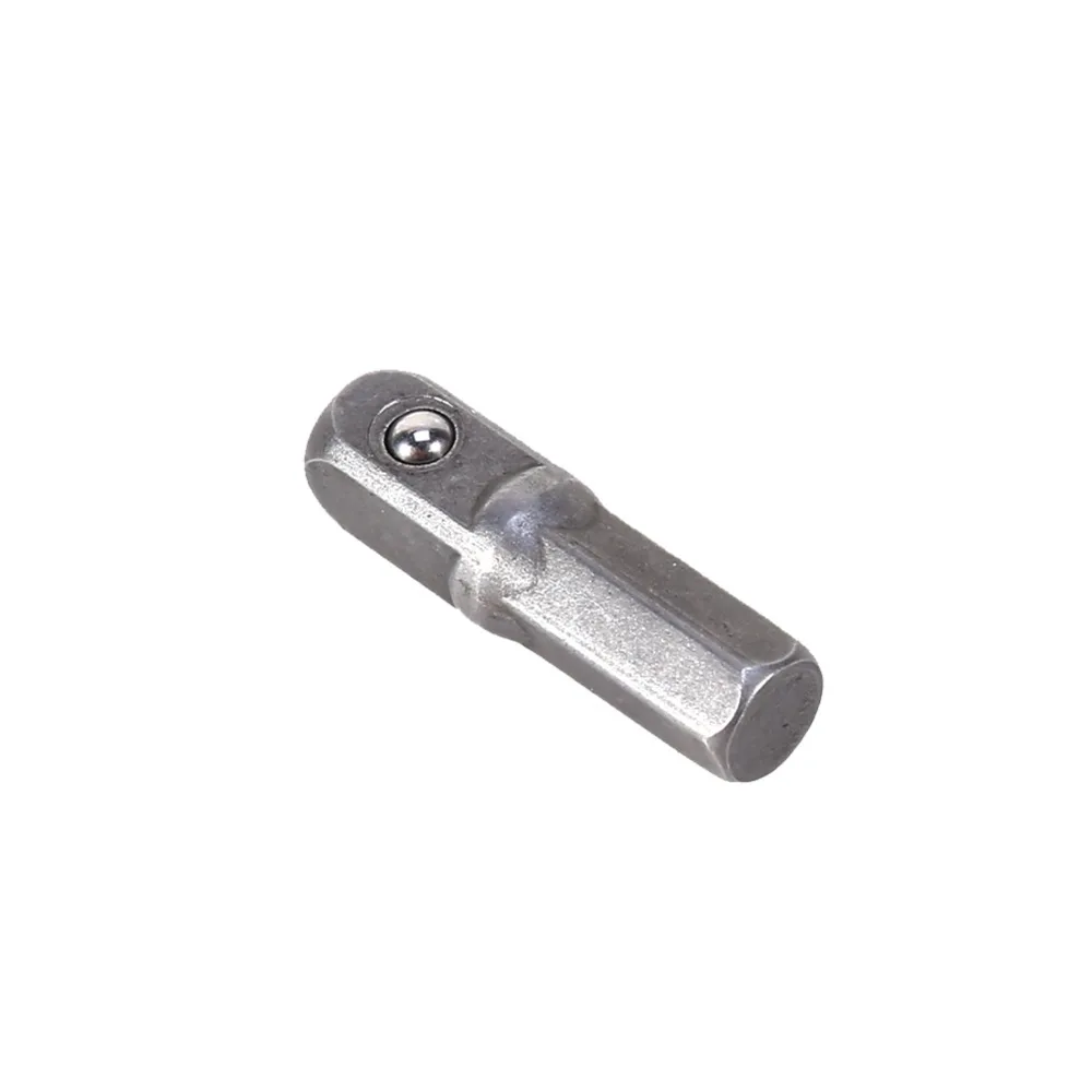 

1/4" Hex Shank Socket Adapter Converter Drill Adaptor 1/4" Drive Socket Adapter + Ball Bearing 25mm Hand Tools Set High Quality