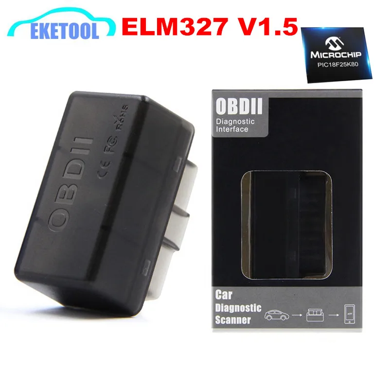 Диагностический интерфейс OBDII Super ELM327 Bluetooth V1.5 аппаратное обеспечение PIC18F25K80 чип 1PCB плата ELM 327 V1.5 работа Android дизель