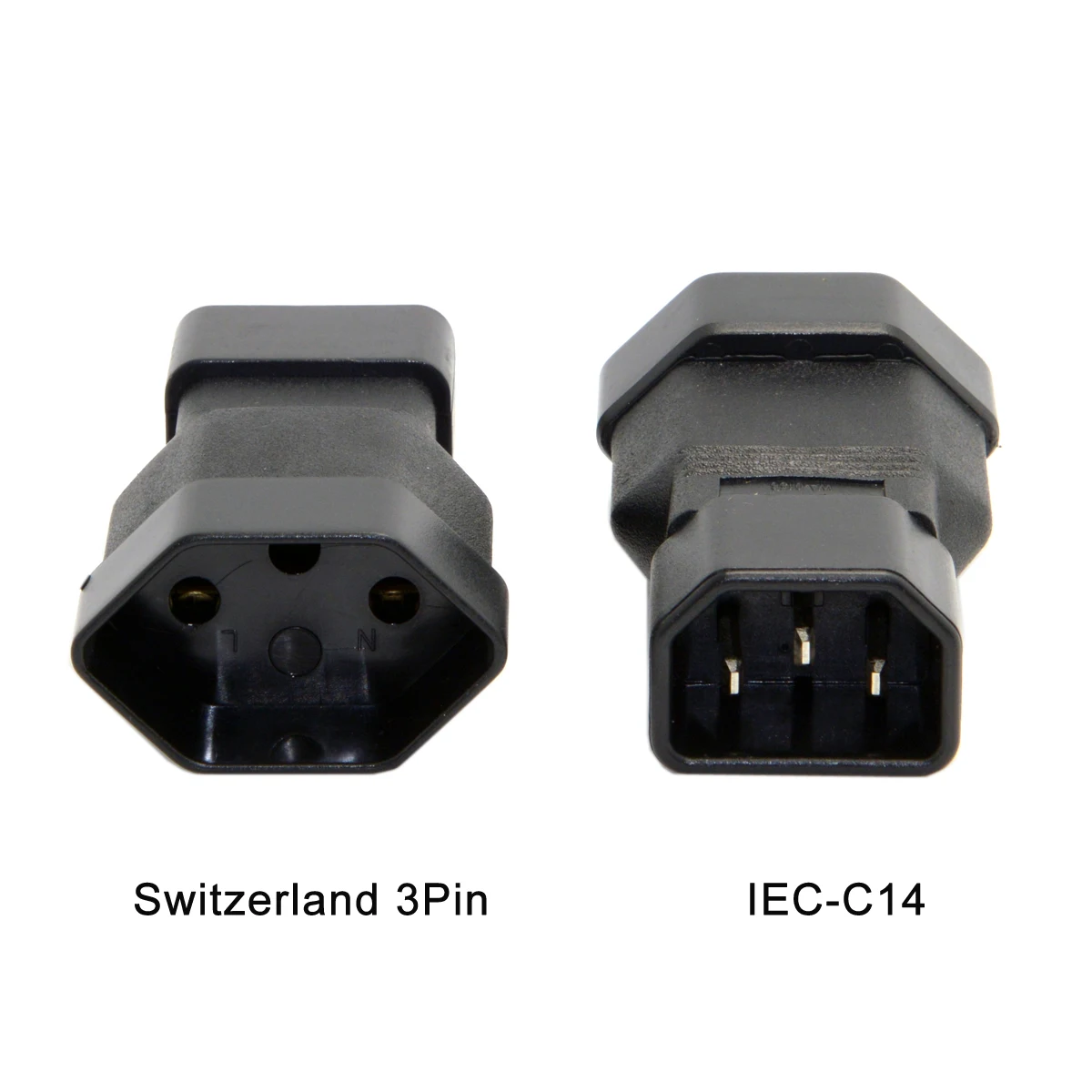 

IEC320 C14 Extension cord Power Cable Switzerland Swiss Plug IEC C13 C14 Power Adapter IEC Connector IEC 14 Adapter Power IEC