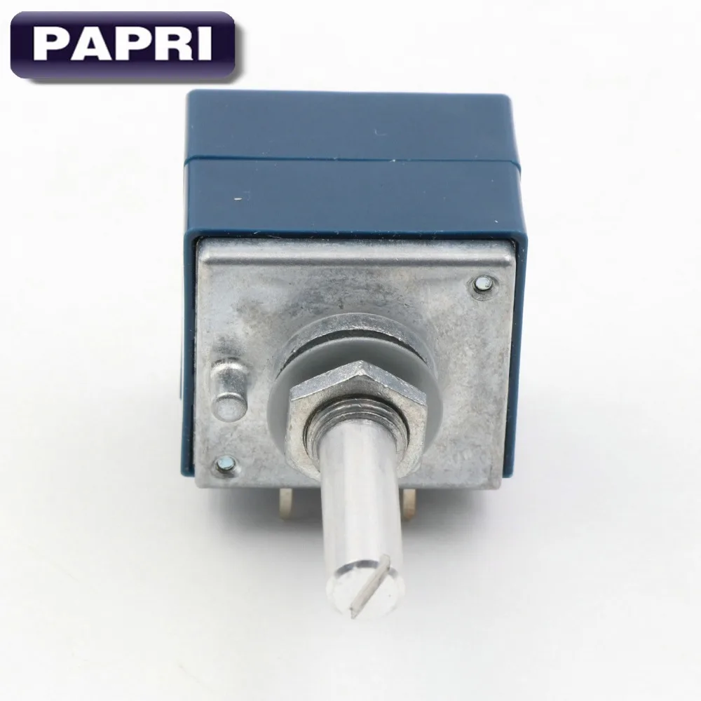 PAPRI 1 шт. Япония ALPS RK27 Тип 2x10K 50K 100K стерео потенциометр громкости LOG для Hi Fi аудио