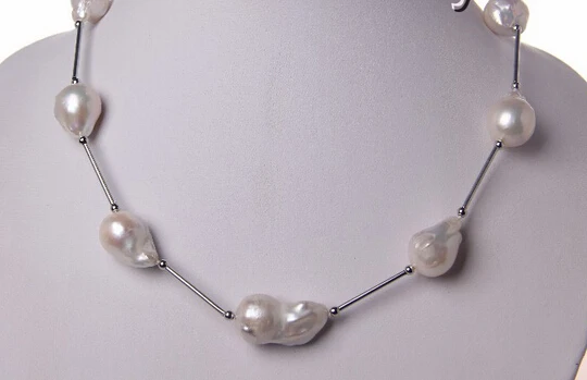 

ddh002740 stunning big baroque white keshi reborn freshwater pearl necklace 28% Discount (A0511)