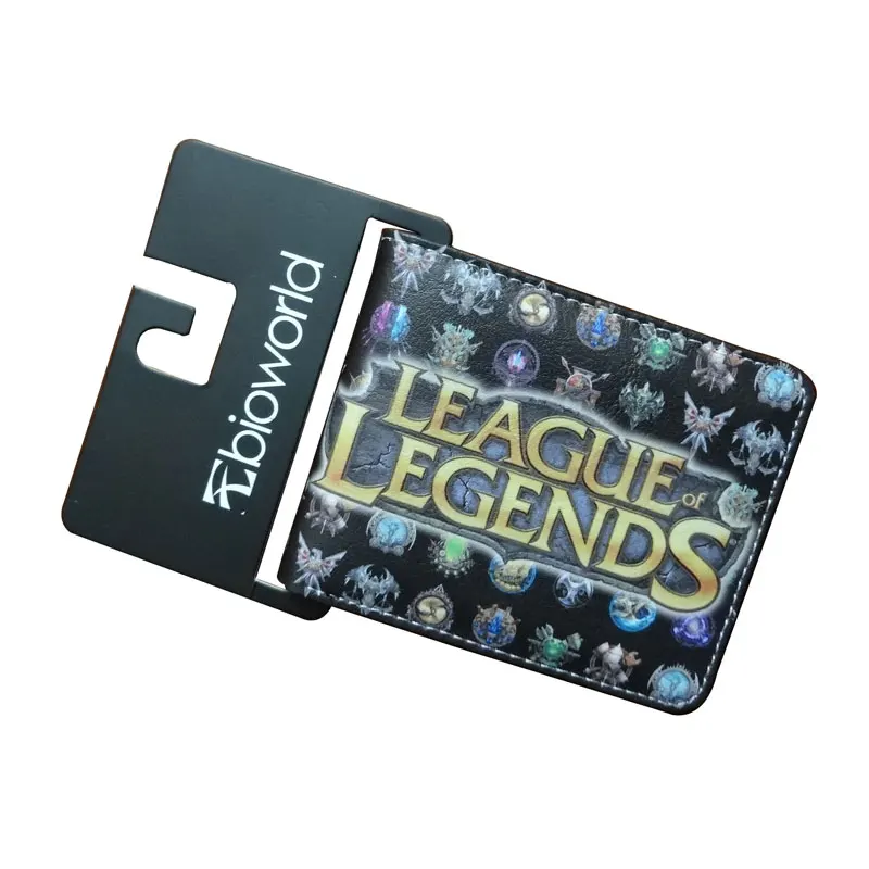 Бумажники из мультфильма аниме League Legends креативный Подарочный кошелек