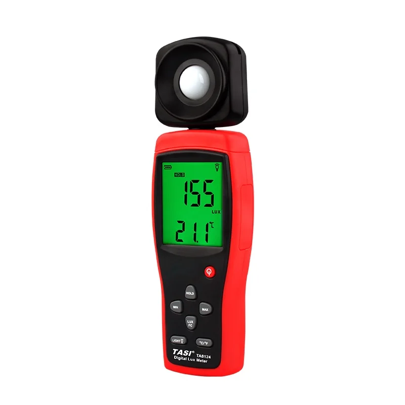TA8124 Люксметр Iluminometer диапазон измерения 1~ 200.000lux цифровой измеритель освещенности с подсветкой дисплей