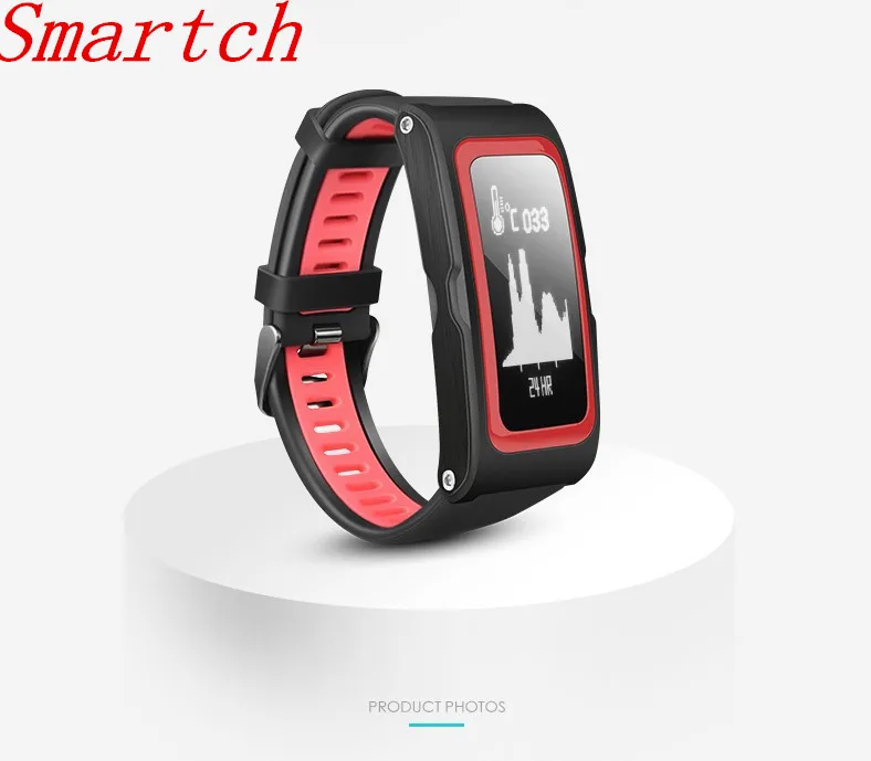 Smartch T28 Sport Tracker Smart Band Pressure Temp GPS Heart Rate Monitor Activity tracker fitness bracelet